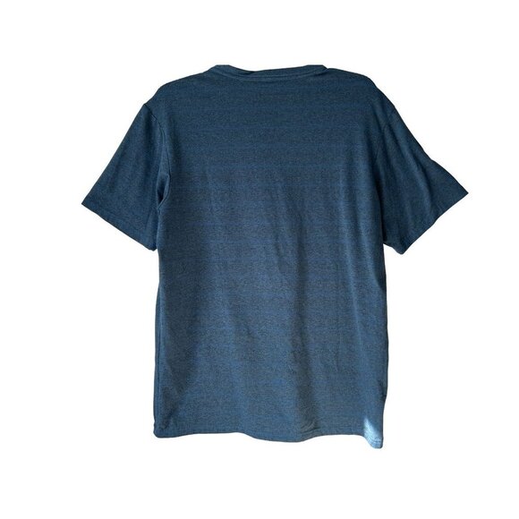 Men Med OLALGO Tee Tshirt Vashed Blue Stripes - Picture 3 of 5